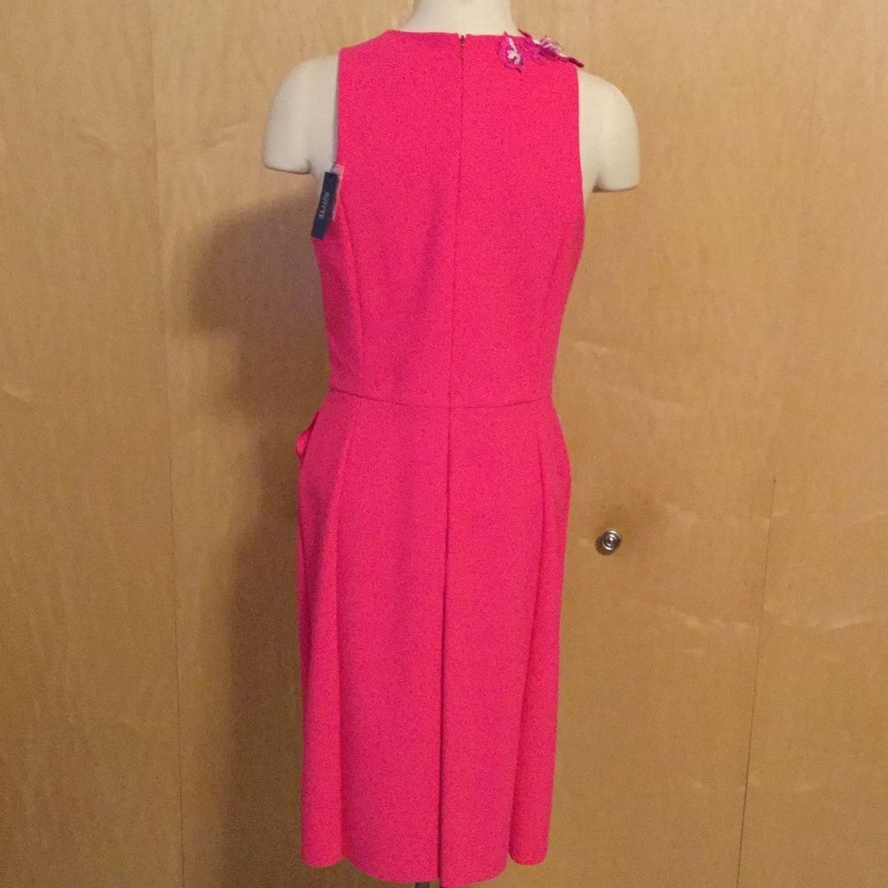 Marchesa Notte Draped Beaded Flower Embroi… - Picture 7 of 9